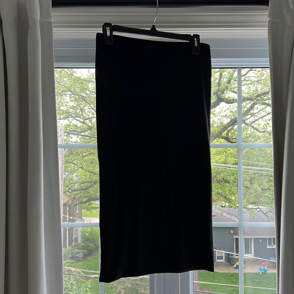 Express midi straight skirt